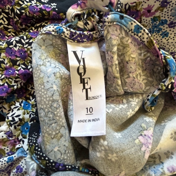 Asos Floral Patchwork Maxi Dress Size 10 (NWOT) - Picture 6 of 10